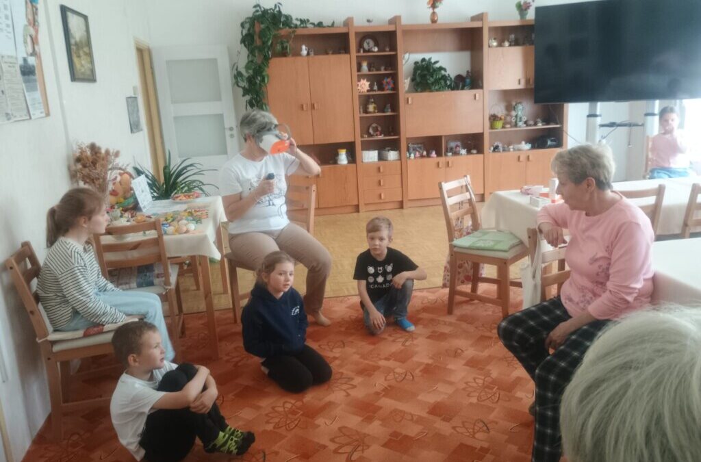 Prvňáčci u seniorů